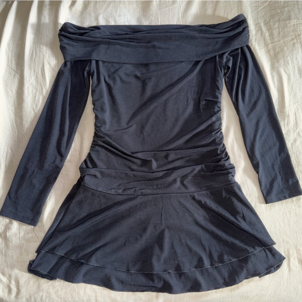 Black Off-Shoulder Dress